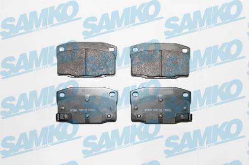 Samko 5SP1128 - Тормозные колодки, дисковые, комплект unicars.by