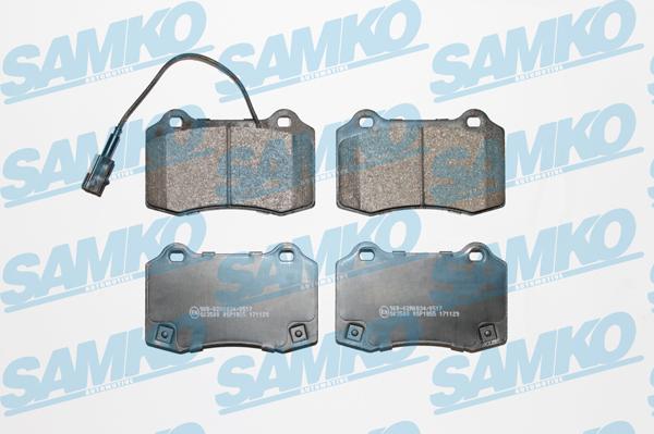 Samko 5SP1855 - Тормозные колодки, дисковые, комплект unicars.by