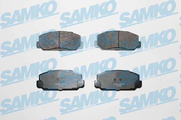 Samko 5SP183 - Тормозные колодки, дисковые, комплект unicars.by