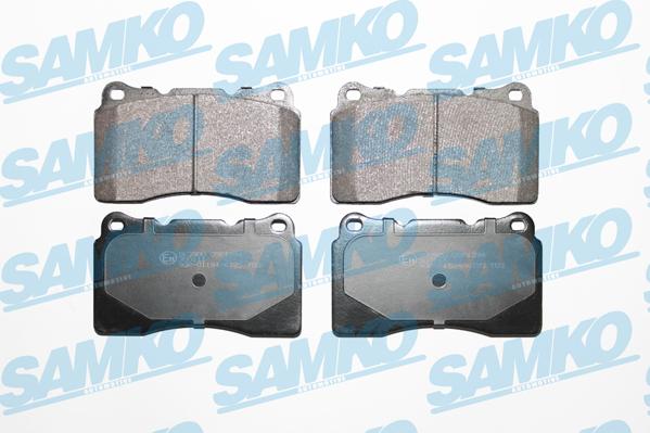 Samko 5SP1394 - Тормозные колодки, дисковые, комплект unicars.by