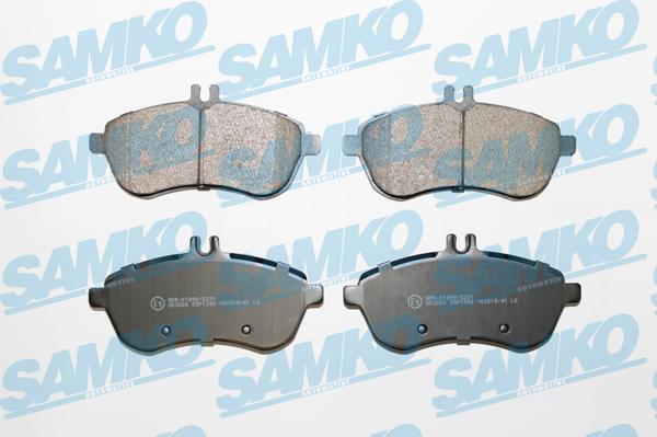 Samko 5SP1340 - Тормозные колодки, дисковые, комплект unicars.by