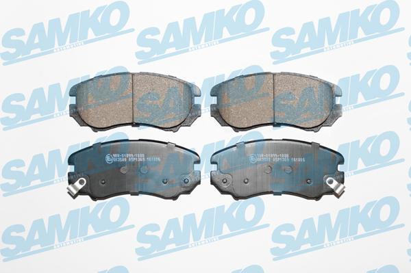 Samko 5SP1369 - Тормозные колодки, дисковые, комплект unicars.by