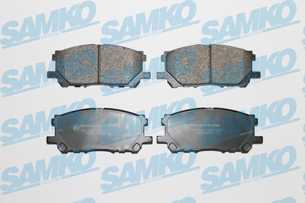 Samko 5SP1368 - Тормозные колодки, дисковые, комплект unicars.by