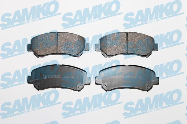 Samko 5SP1314 - Тормозные колодки, дисковые, комплект unicars.by