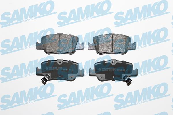 Samko 5SP1315 - Тормозные колодки, дисковые, комплект unicars.by