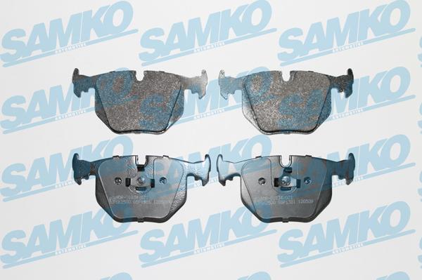 Samko 5SP1381 - Тормозные колодки, дисковые, комплект unicars.by