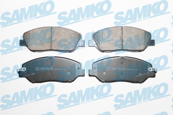 Samko 5SP1382 - Тормозные колодки, дисковые, комплект unicars.by