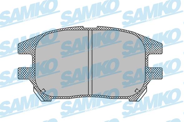 Samko 5SP1332 - Тормозные колодки, дисковые, комплект unicars.by