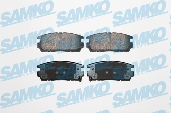 Samko 5SP1323 - Тормозные колодки, дисковые, комплект unicars.by