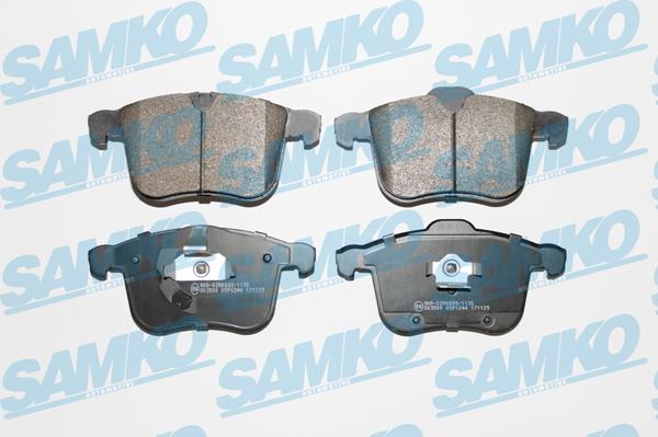 Samko 5SP1244 - Тормозные колодки, дисковые, комплект unicars.by