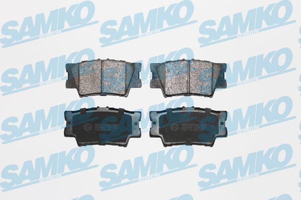 Samko 5SP1281 - Тормозные колодки, дисковые, комплект unicars.by