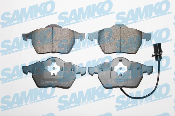 Samko 5SP1238 - Тормозные колодки, дисковые, комплект unicars.by