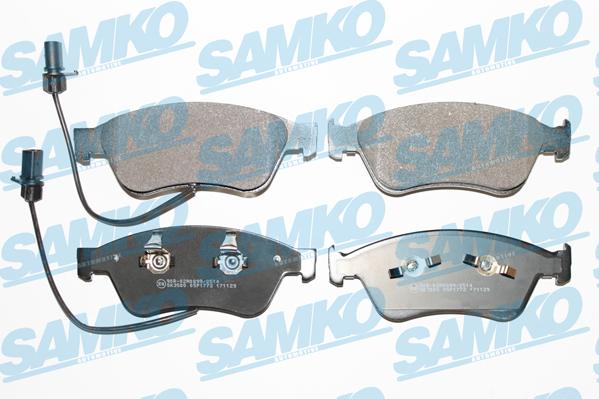 Samko 5SP1772 - Тормозные колодки, дисковые, комплект unicars.by