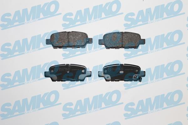 Samko 5SP857 - Тормозные колодки, дисковые, комплект unicars.by