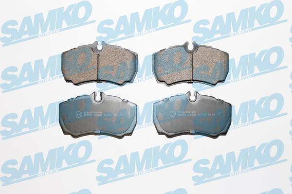 Samko 5SP830 - Тормозные колодки, дисковые, комплект unicars.by