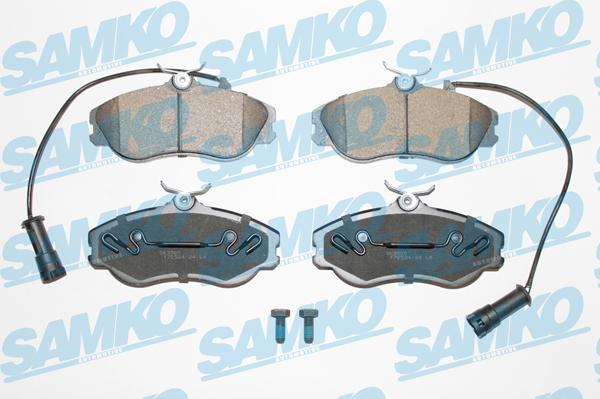 Samko 5SP350 - Тормозные колодки, дисковые, комплект unicars.by