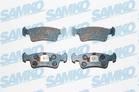 Samko 5SP311 - Тормозные колодки, дисковые, комплект unicars.by