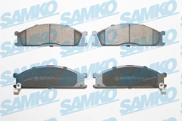 Samko 5SP378 - Тормозные колодки, дисковые, комплект unicars.by