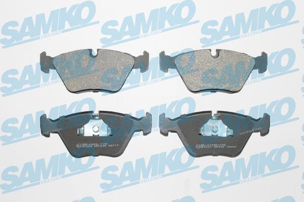 Samko 5SP296 - Тормозные колодки, дисковые, комплект unicars.by