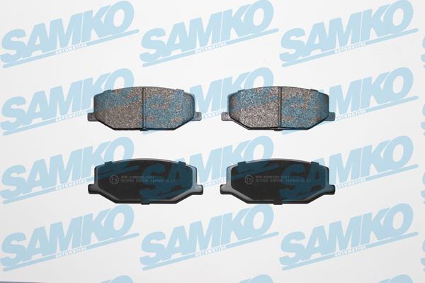 Samko 5SP290 - Тормозные колодки, дисковые, комплект unicars.by