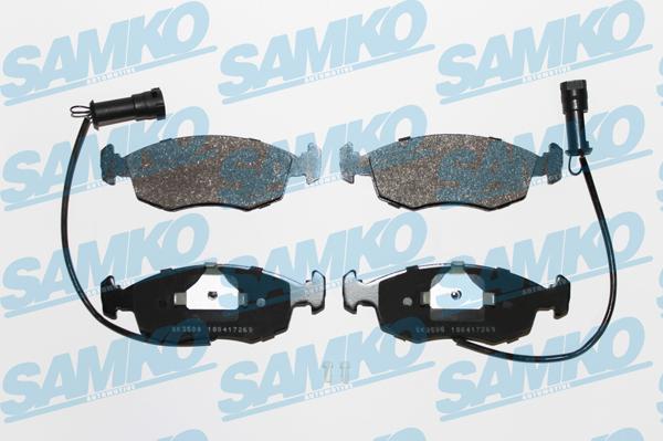 Samko 5SP269 - Тормозные колодки, дисковые, комплект unicars.by