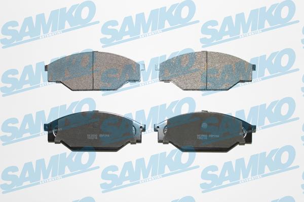 Samko 5SP266 - Тормозные колодки, дисковые, комплект unicars.by