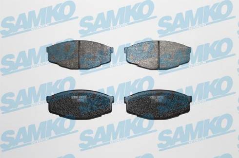 Samko 5SP200 - Тормозные колодки, дисковые, комплект unicars.by