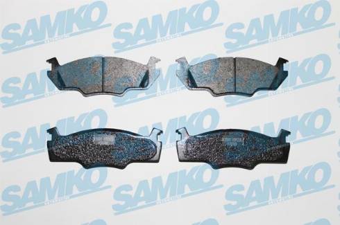 Samko 5SP226 - Тормозные колодки, дисковые, комплект unicars.by