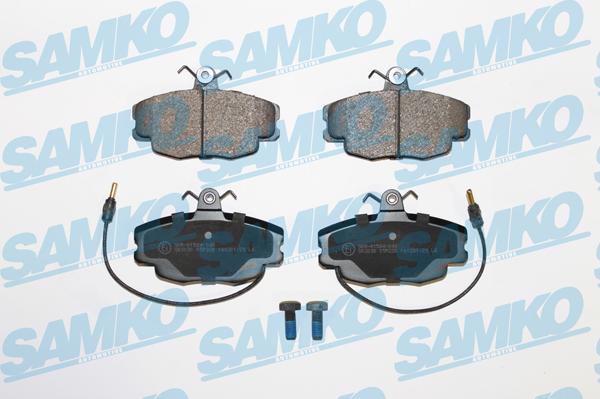 Samko 5SP220 - Тормозные колодки, дисковые, комплект unicars.by