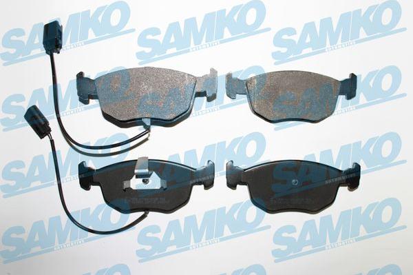 Samko 5SP745 - Тормозные колодки, дисковые, комплект unicars.by