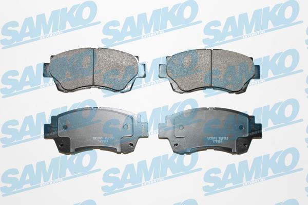 Samko 5SP701 - Тормозные колодки, дисковые, комплект unicars.by