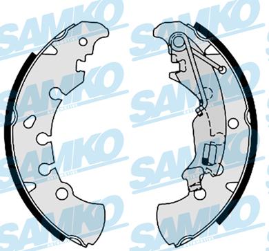 Samko 89260 - Комплект тормозных колодок, барабанные unicars.by