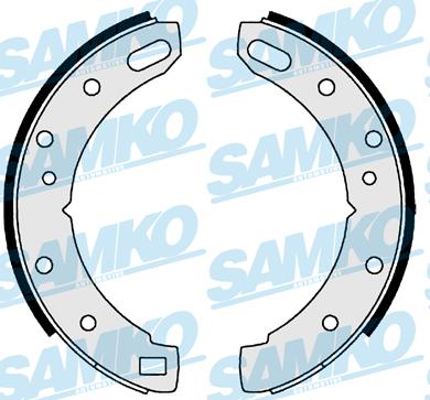 Samko 81005 - Комплект тормозных колодок, барабанные unicars.by