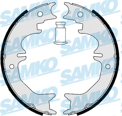 Samko 88850 - Комплект тормозных колодок, барабанные unicars.by