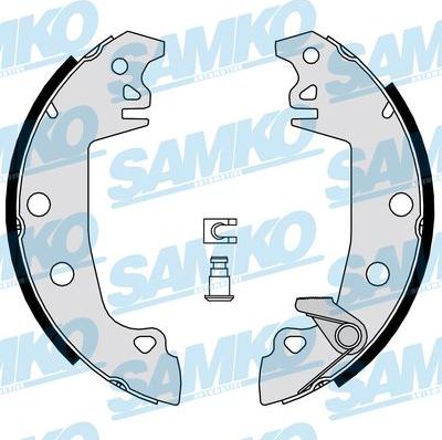 Samko 87520 - Комплект тормозных колодок, барабанные unicars.by