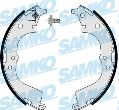 Samko 87225 - Комплект тормозных колодок, барабанные unicars.by