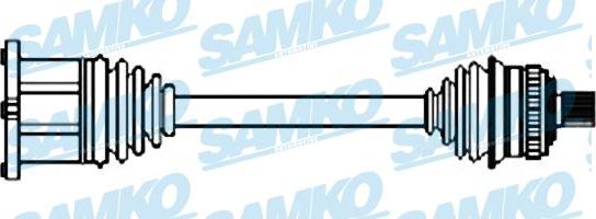 Samko DS21108 - Полуосевой вал, дифференциал unicars.by