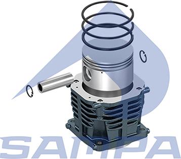 Sampa 096.920 - Гильза цилиндра, пневматический компрессор unicars.by