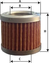 SAMPIYON FILTER CE 0307 M - Топливный фильтр unicars.by