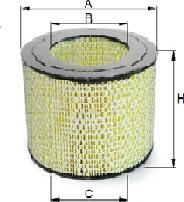 SAMPIYON FILTER CH 0133 - Воздушный фильтр, двигатель unicars.by