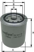 SAMPIYON FILTER CS 0064 M - Топливный фильтр unicars.by