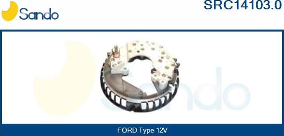 Sando SRC14103.0 - Выпрямитель, диодный мост, генератор unicars.by