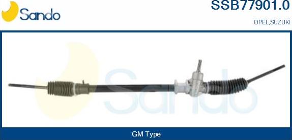 Sando SSB77901.0 - Рулевой механизм, рейка unicars.by