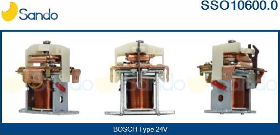 Sando SSO10600.0 - Тяговое реле, соленоид, стартер unicars.by