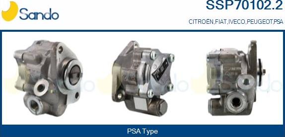 Sando SSP70102.2 - Гидравлический насос, рулевое управление, ГУР unicars.by