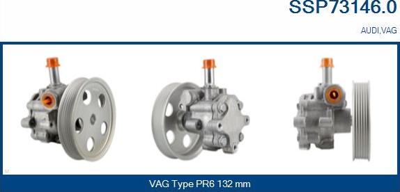 Sando SSP73146.0 - Гидравлический насос, рулевое управление, ГУР unicars.by
