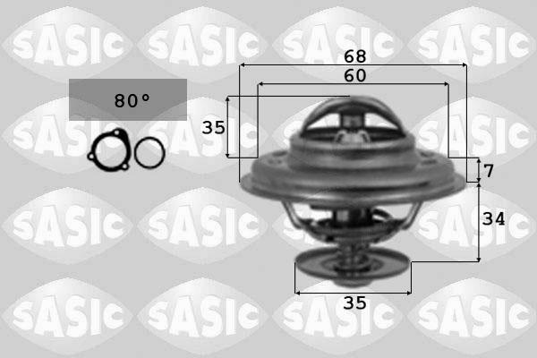 Sasic 9000067 - Термостат охлаждающей жидкости / корпус unicars.by