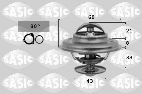 Sasic 9000036 - Термостат охлаждающей жидкости / корпус unicars.by