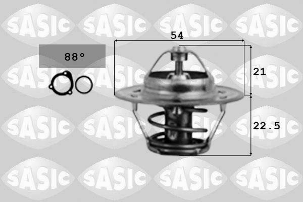 Sasic 9000391 - Термостат охлаждающей жидкости / корпус unicars.by