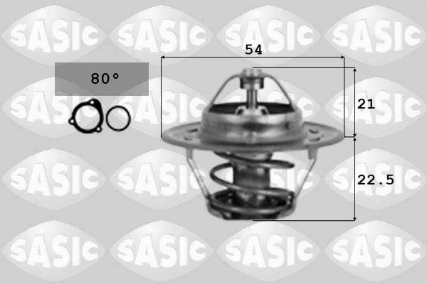 Sasic 9000318 - Термостат охлаждающей жидкости / корпус unicars.by